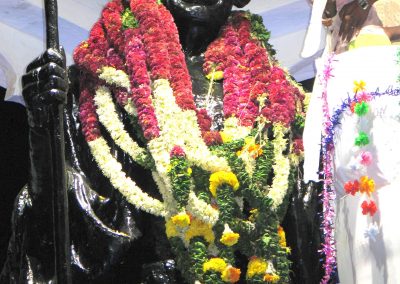 Gandi statue, Pondicherry, South India Oct 2006