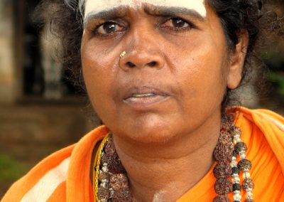 Portrait Female Sadhu, Pothigai, Tamil Nadu, South India-1