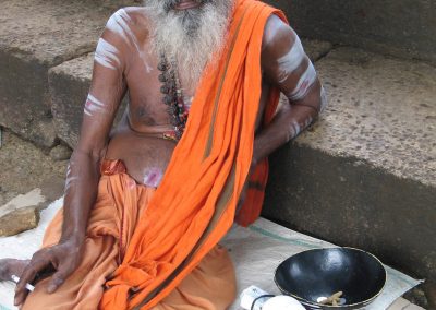 Sadhu with sunglasses and a cigarette, Pothigai, Tamil Nadu, South India